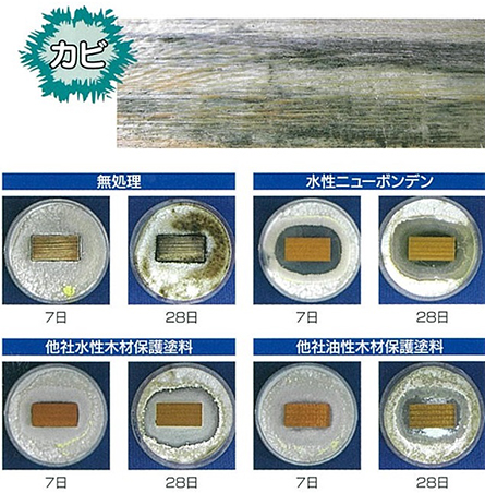 防カビ性能評価結果